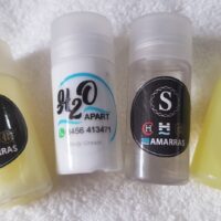 Shampoo Frasco Cilíndrico 30 ml personalizado Full Color﻿