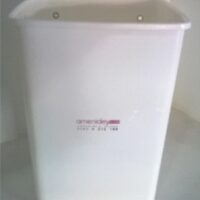 Tapa plana negra para cesto de basura 13 lts