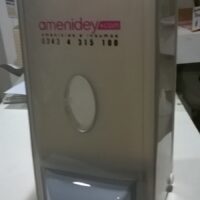 Dispenser de jabón Liquido 900 cm3 de Plástico Fumé﻿ tecla gris