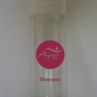 Shampoo Frasco Cilíndrico 40 ml personalizado Full Color