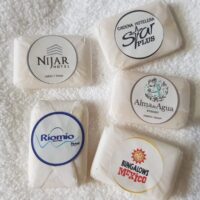 Jabon Blanco o Color Seda y personalizado con Sticker